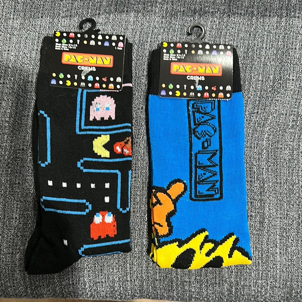 Pac-Man Themed Socks Set
